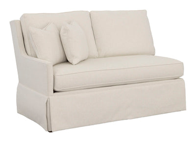 Kelly Skirted Left Arm Loveseat - 2975-72