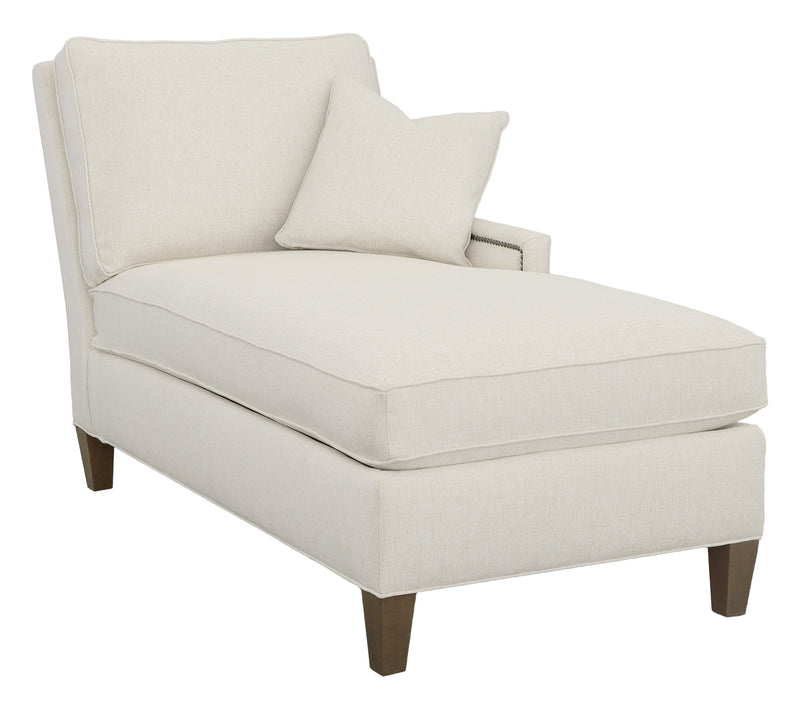 Kelly Right Arm Chaise with Tapered Leg - 2976-26