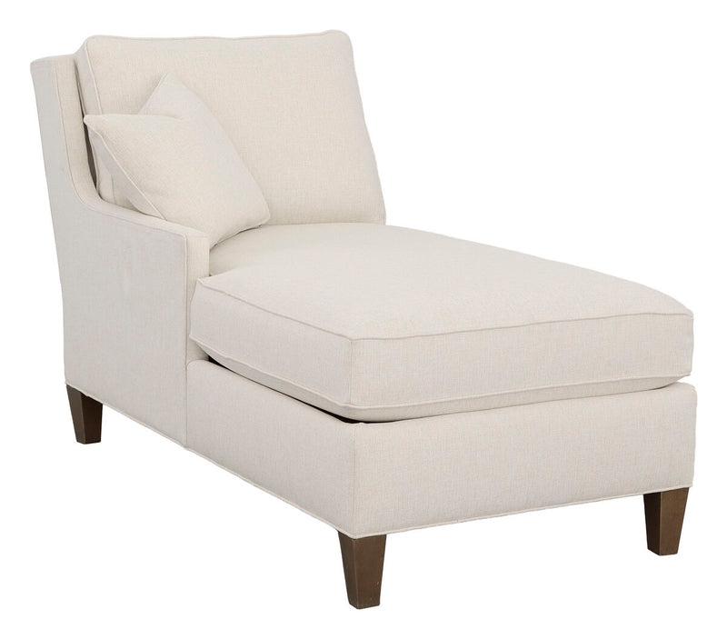 Kelly Left Arm Chaise with Tapered Leg - 2976-27