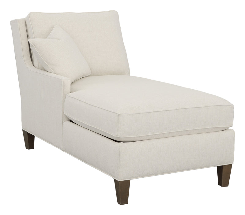 Kelly Left Arm Chaise with Tapered Leg - 2976-27