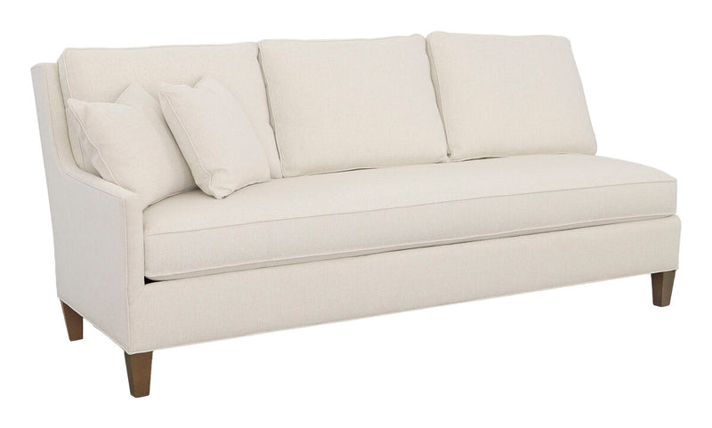 Kelly Left Arm Sofa with Tapered Leg - 2976-52