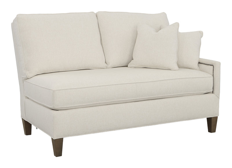 Kelly Right Arm Loveseat with Tapered Leg - 2976-71