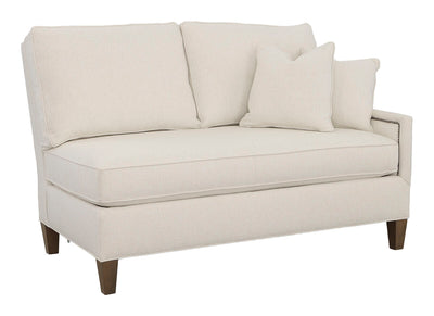 Kelly Right Arm Loveseat with Tapered Leg - 2976-71