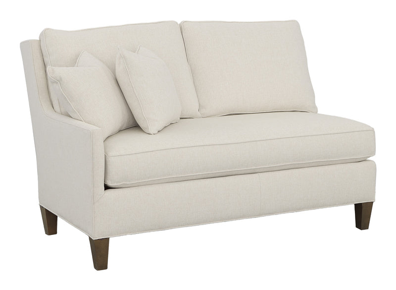 Kelly Left Arm Loveseat with Tapered Leg - 2976-72