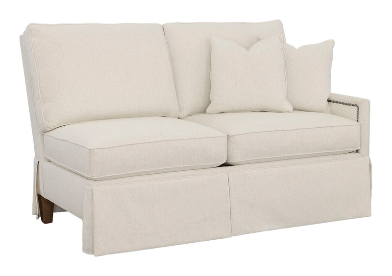 Kelly Skirted Right Arm Loveseat - 2995-71