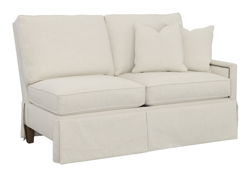 Kelly Skirted Right Arm Loveseat - 2995-71