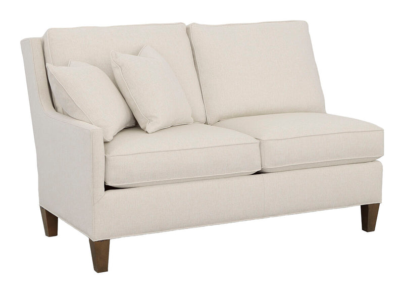 Kelly Left Arm Loveseat with Tapered Leg - 2996-72