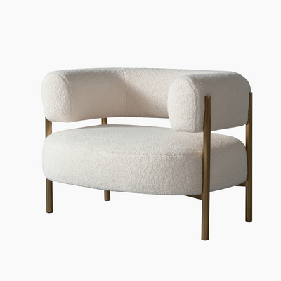 Damian Cream Accent Chair