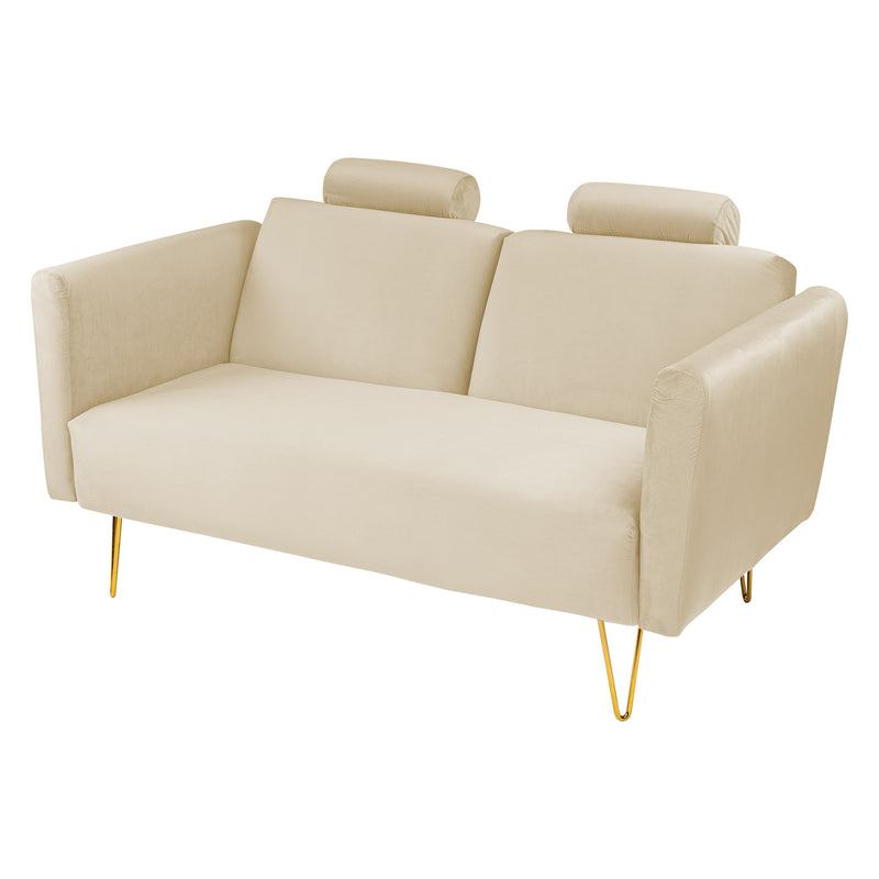 Rosela 2 In 1 Sofabed Velvet Upholstered