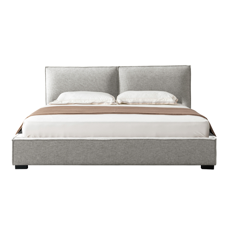 Plush Palace Grey King Bed (King/Queen)