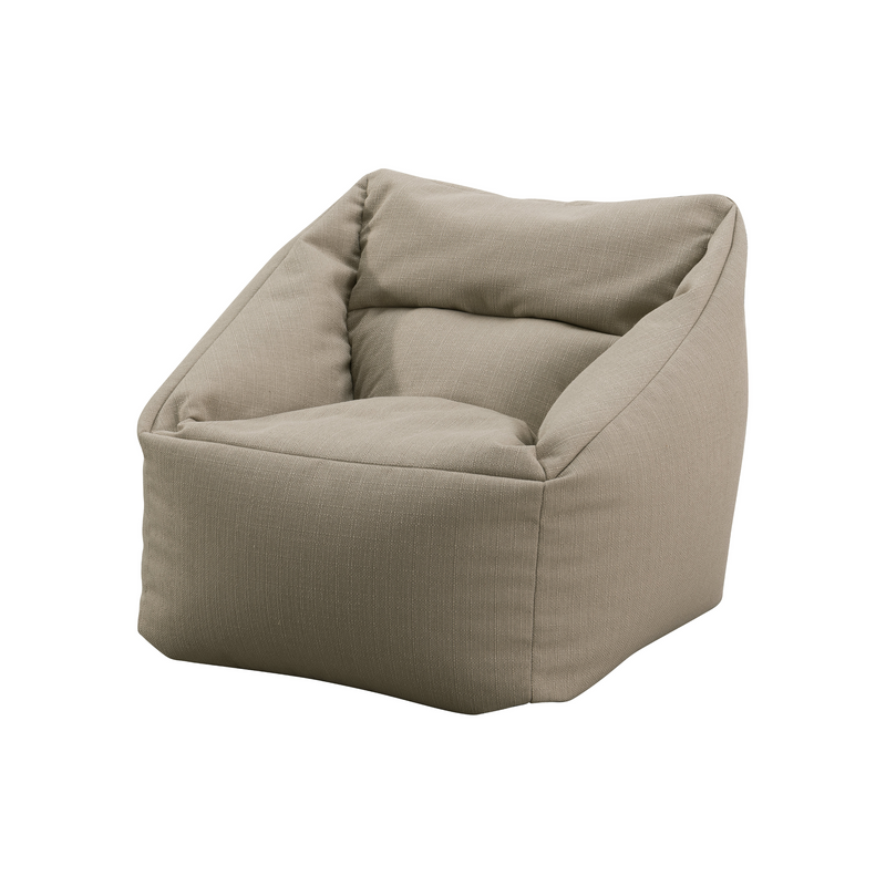 Roots For Fun Beige Bean Bag