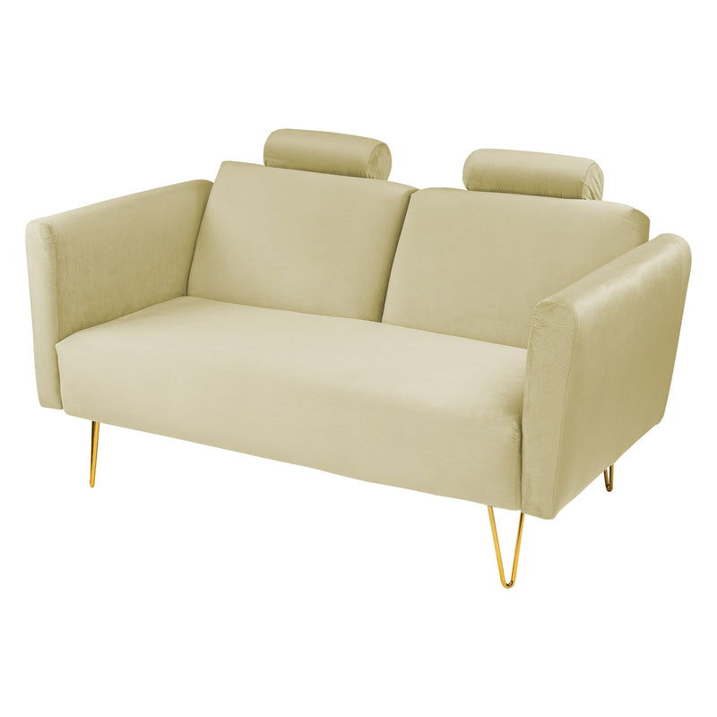 Rosela 2 In 1 Sofabed Velvet Upholstered