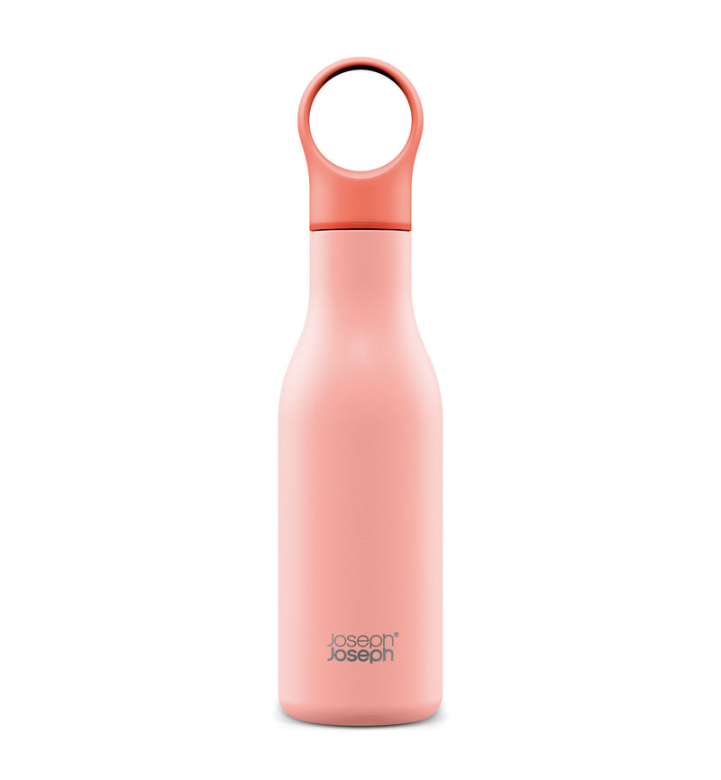 Joseph Joseph Loop™ 500ml Stainless-steel Vacuum Insulated Water Bottle Rose