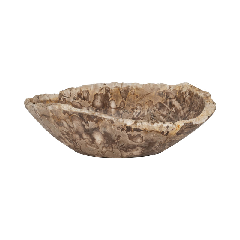 Petrified Wood, 18" Oval Bowl, Multi