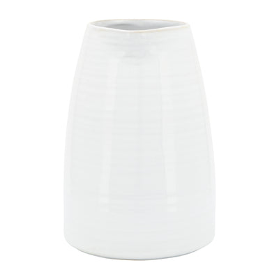 CER, 8"H PITCHER, WHITE