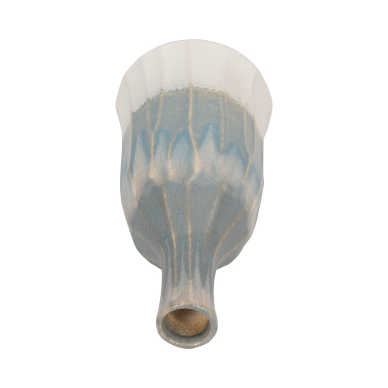 12" Estella Medium Blue Bottle