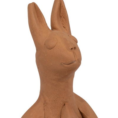 TERRACOTTA, 7" NAMASTE YOGA BUNNY, NATURAL