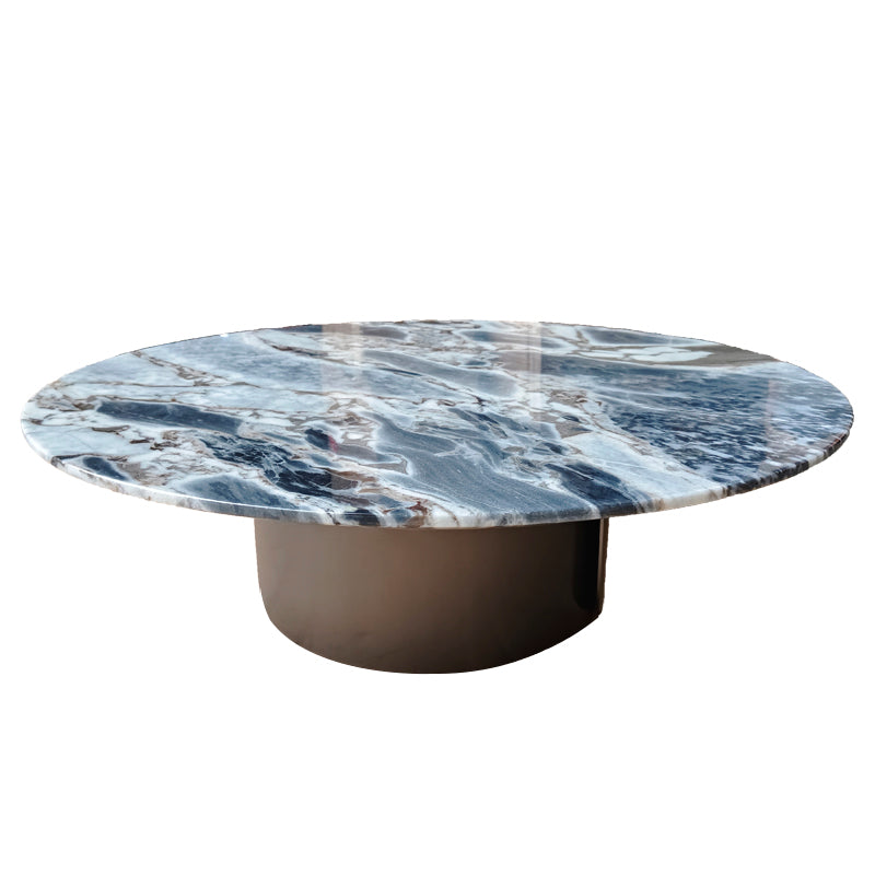 Ocean Storm Coffee Marble Table