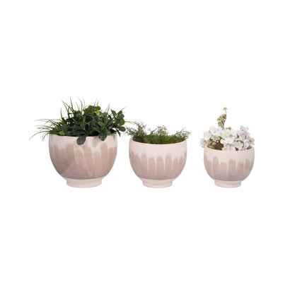 VALDIVA CERAMIC PLANTERS - SET OF 3