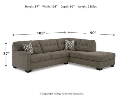 Mahoney 2-Piece Sectional with Chaise