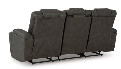 Batavia Pier Reclining Sofa w/ Drop Down Table