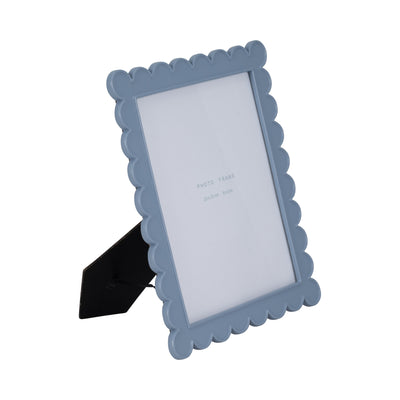 8x10 Scallop Edge Photo Frame, Blue