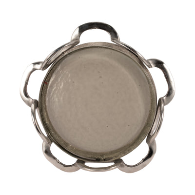 13" Palmas Small Silver Link Tray