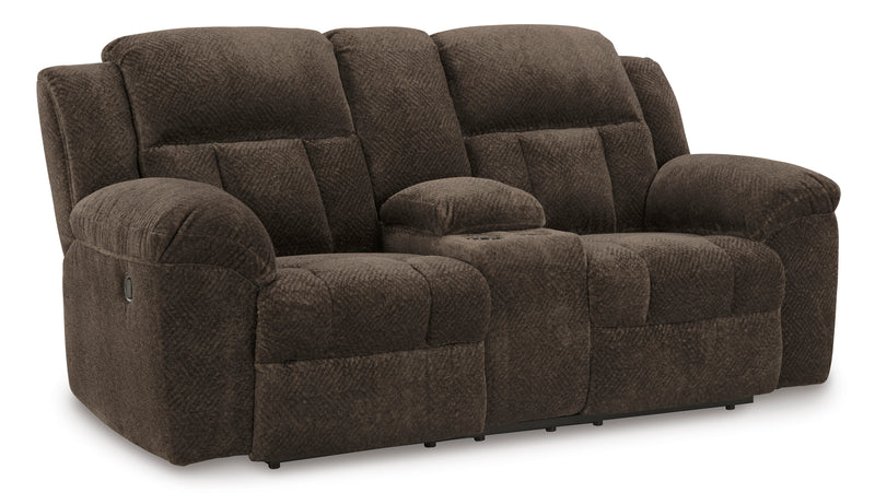 Frohn Reclining Loveseat with Console