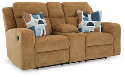 3860594  Kanlow Reclining Loveseat with Console