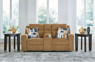 3860594  Kanlow Reclining Loveseat with Console