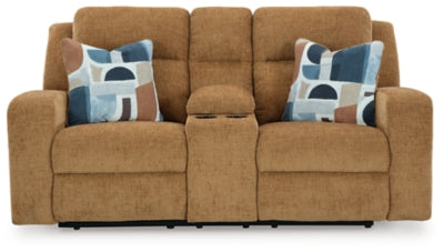 3860594  Kanlow Reclining Loveseat with Console