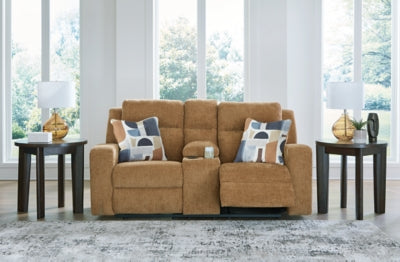 3860594  Kanlow Reclining Loveseat with Console