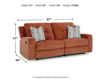 3880781  Danum Reclining Sofa