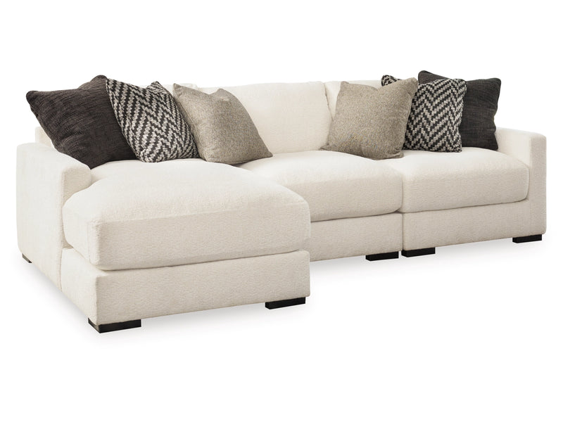 Elissa Court 3-Piece Sectional Sofa with Chaise