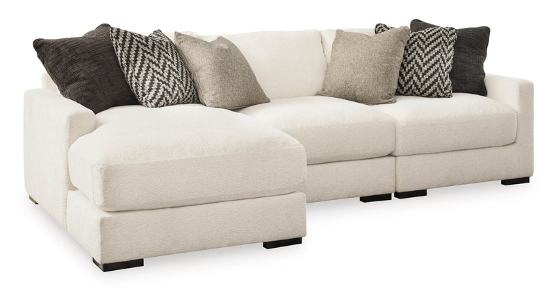 Elissa Court 3-Piece Sectional Sofa with Chaise