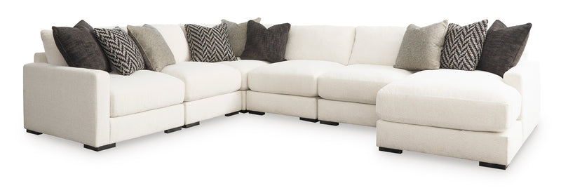 Elissa Court 6-Piece Sectional with Chaise