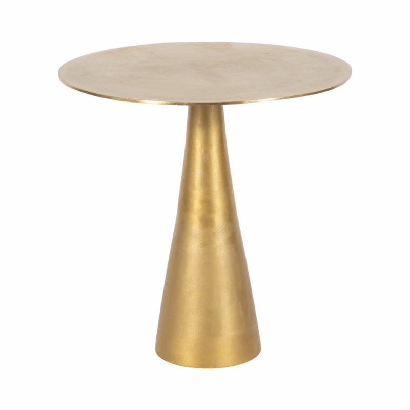 Metal, 24" Sanders Accent Table, Gold