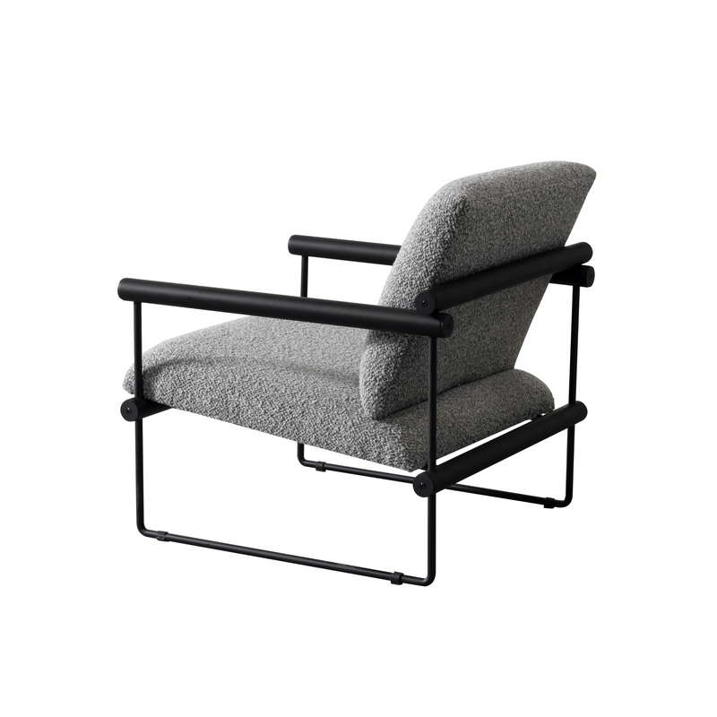Alexandru Grey Accent Chair