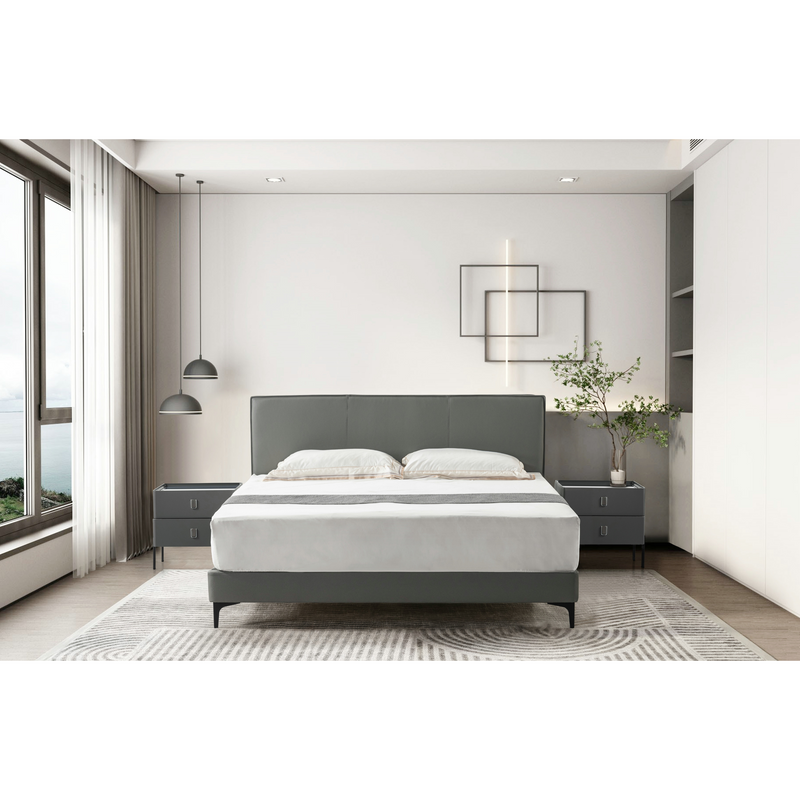 Harbor of Dreams Grey King Bed (King/Queen)