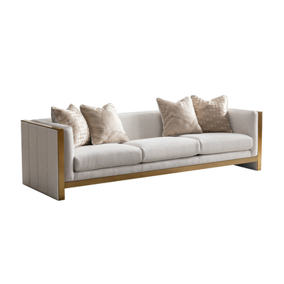 Coastal Comfort Beige Sofa Set