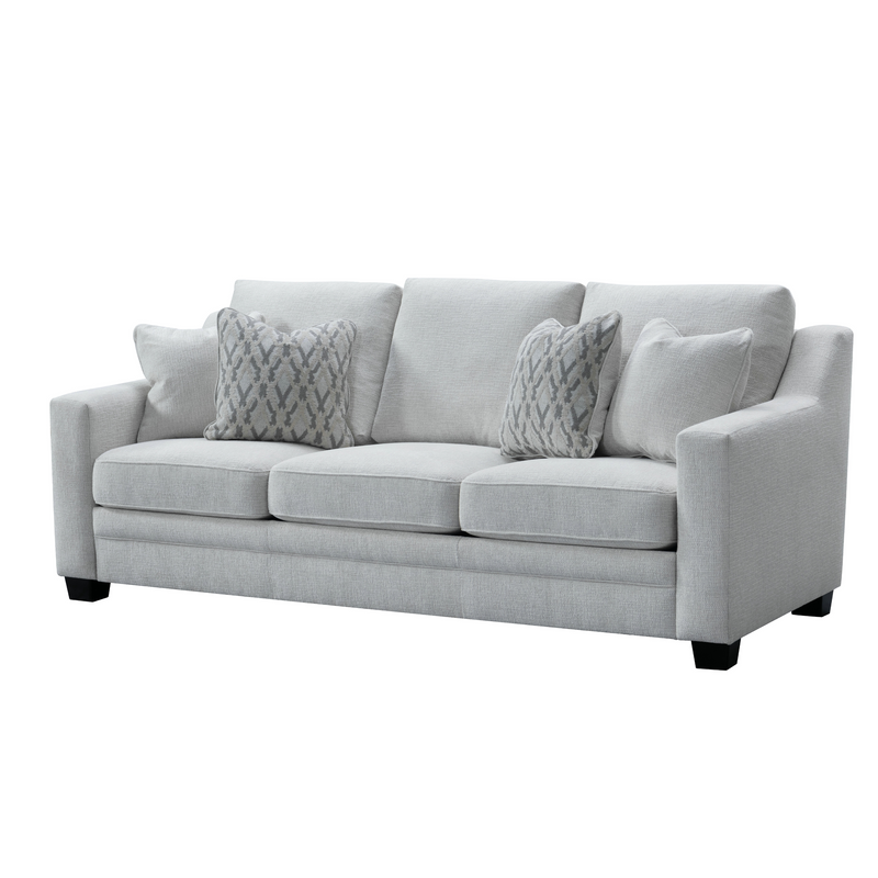 Luxe Haven Creamy Grey Sofa Set