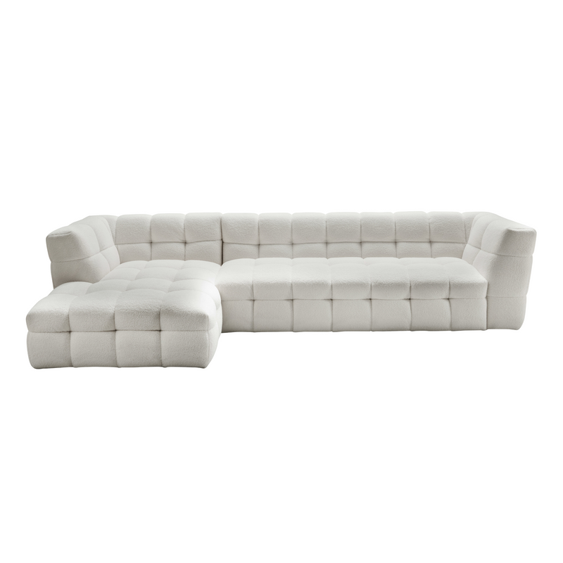 Timeless Classic Cream Left Arm Facing Chaise