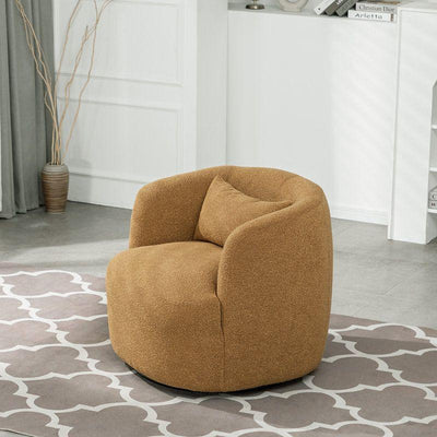 Modern Ergonomic Boucle Arm Chair - 80x85x85 cm - By Alhome