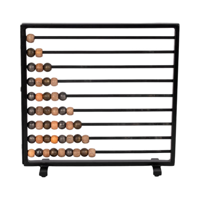 15" Decorative Abacus, Black Multi