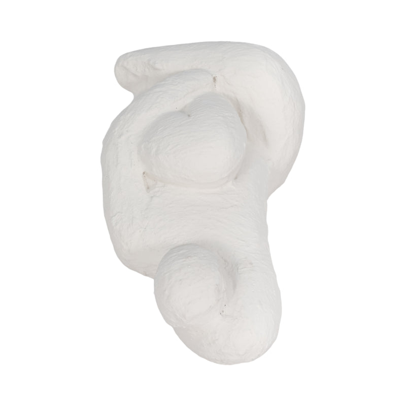 8" Raised Arm Posing Figure, White