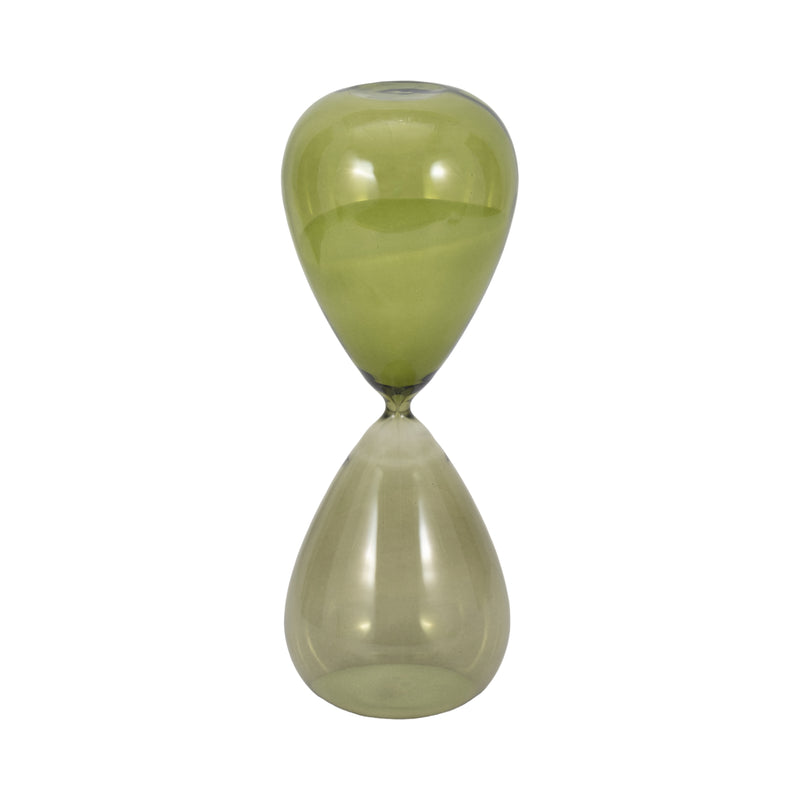 14" Roxie Large Green Hourglass