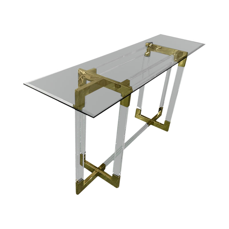 60" Arteaga Acrylic Console Table