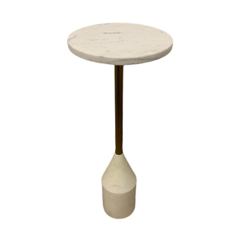 24" Vanzella Marble Accent Table