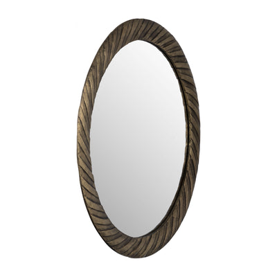 METAL,29",HURRICANE PTTRN MIRROR,BRONZE