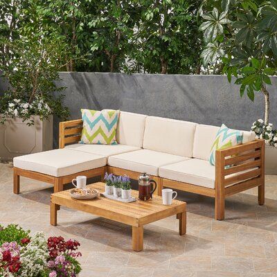 2-Piece Gray Outdoor Seating Celestial Curve Set